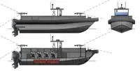 10 mtr HDPE Patrol Boats